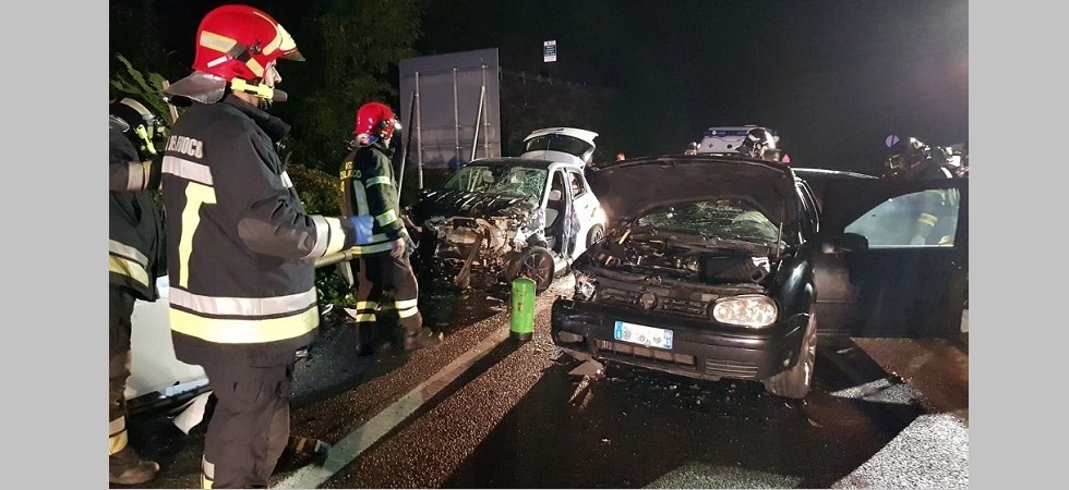 Grave incidente nella notte in Valsugana, tra i feriti anche una bimba di tre anni